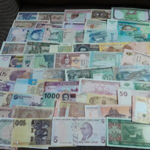 World Currency Banknotes – 50 Different Notes