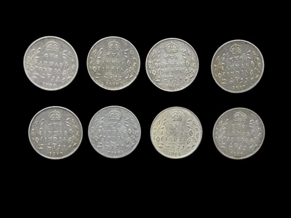 British India – Edward VII Silver 2 Annas