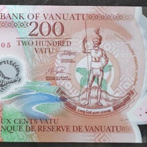 Vanuatu – 200 Vatu Polymer Banknote