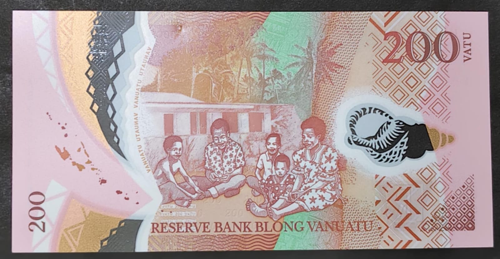 Vanuatu – 200 Vatu Polymer Banknote