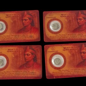 Gupta Dynasty Silver Coin Card