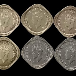 ½ Anna George VI Complete Year Set (1942–1947)
