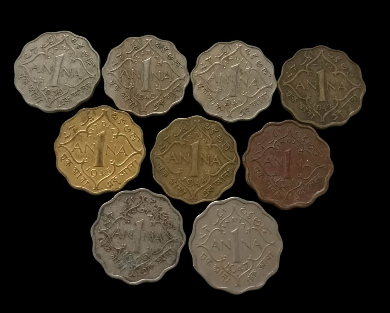 1 Anna George VI Complete Year Set (1939–1947)