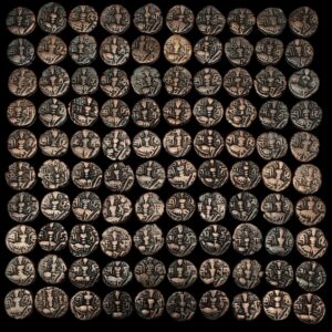 Ancient Kashmir – Lohara Dynasty Copper Drachma Set