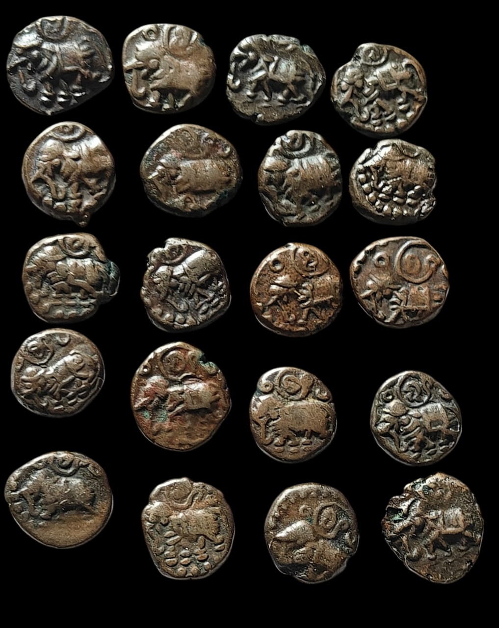 Mysore Kingdom 5 Cash Elephant Coin | Krishna Raja Wodeyar