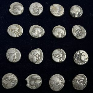 Silver Drachm of the Maitrakas of Vallabhi