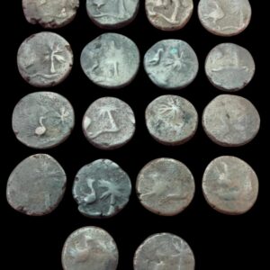 Ayodhya Coin of King Satyamitra (c. 3rd Century AD)