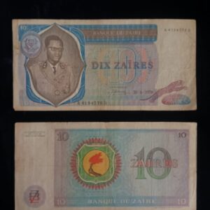 10 Zaïres – Banque du Zaïre