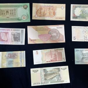10 Different foreign country banknote set -1