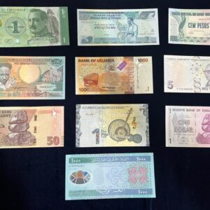 10 different foreign country banknote set -2
