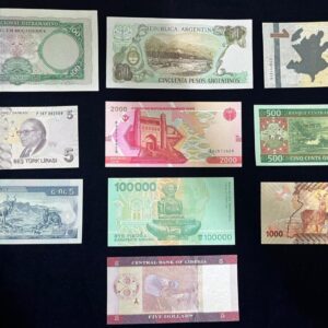 10 different country foreign banknote set-3
