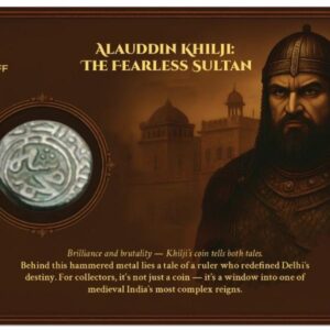Alauddin Khilji The fearless Sultan Coin Card