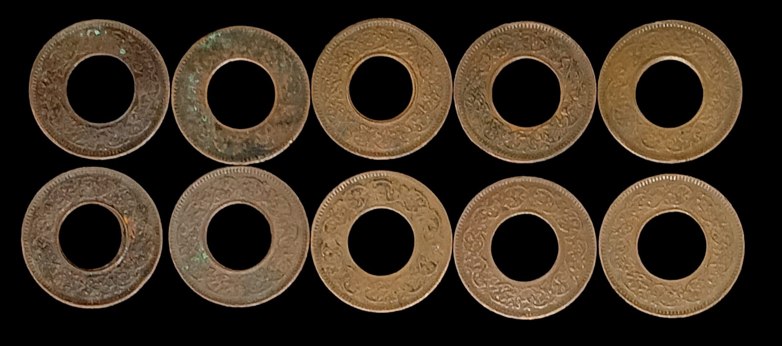 1 Pice – George VI | Hole pice - Image 2