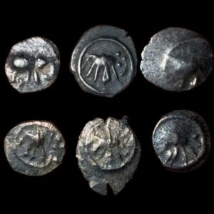1 Tara – Devaraya I – Vijayanagara Empire – Silver – Elephant Type
