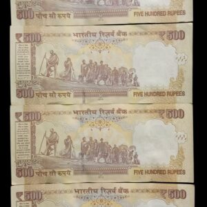 500 Rupees banknote signed by Governer Raghuram Rajan UNC