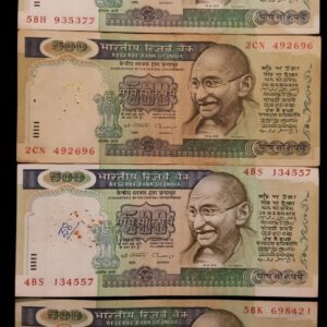 500 Rupees Dandi March Signed By Governer C . Rangrajan