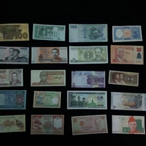 20 Different Country Banknote Set