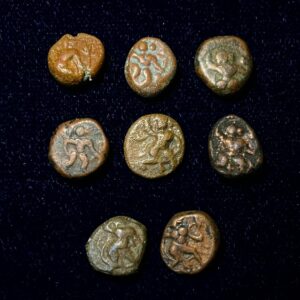 1 Kasu Maratha Confederacy Hanuman Type