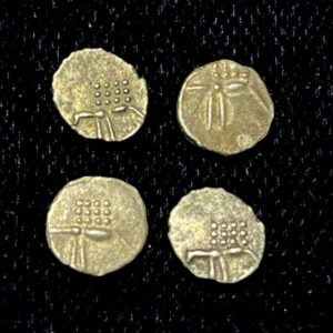 1 Fanam Viraraya Travancore State Silver