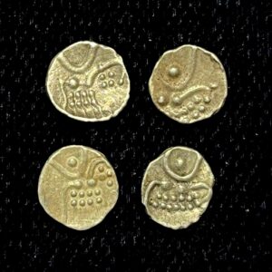 1 Fanam Viraraya Travancore State Silver