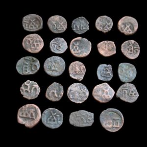 Copper Unit Taxila Brahmi Legend Type