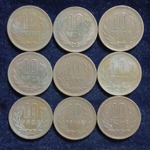 10 Yen Emperor Showa Japan