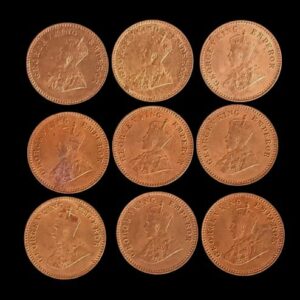 1/12 Anna George V British India UNC