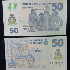 50 Naira Nigeria Polymer UNC