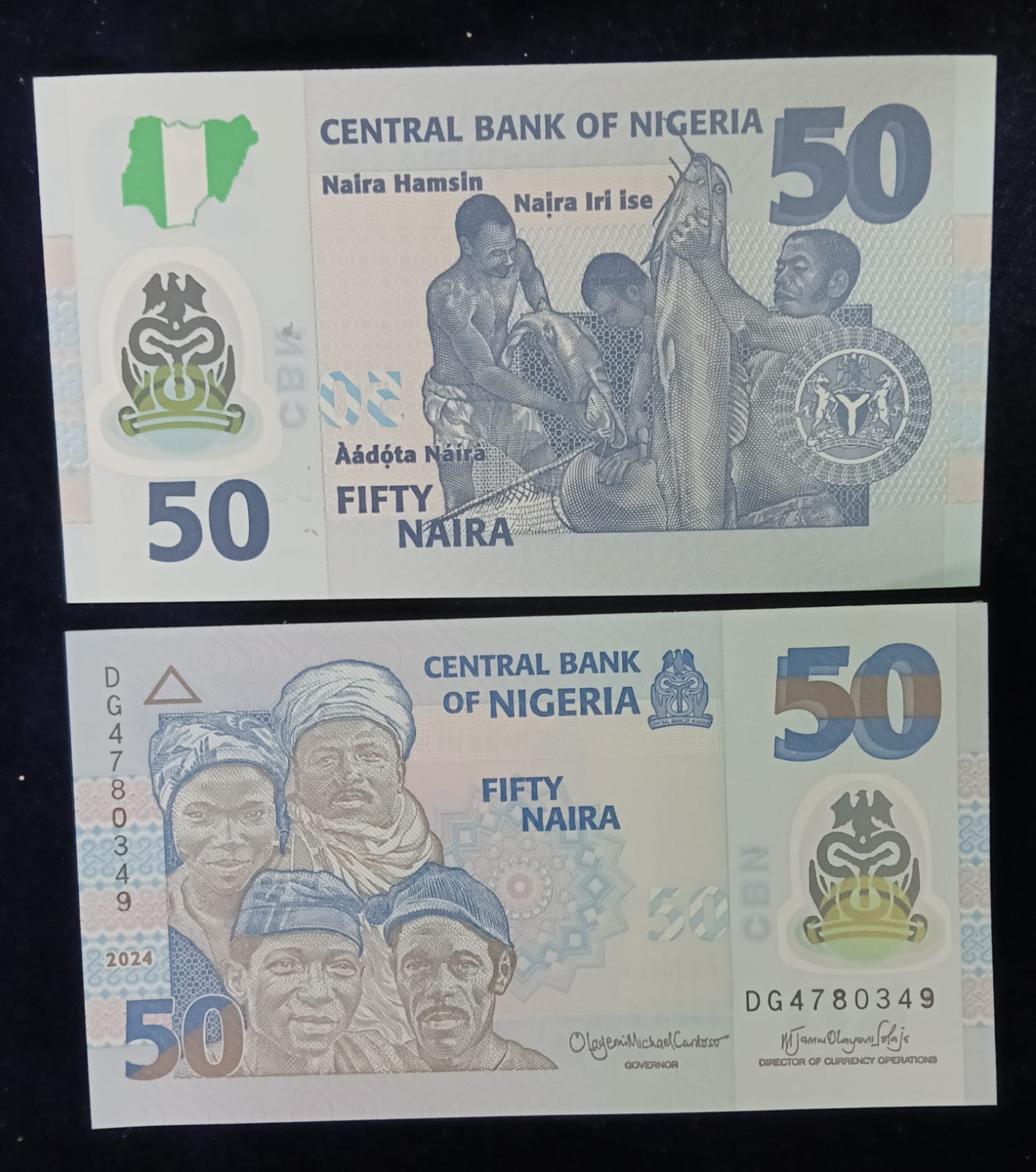 50 Naira Nigeria Polymer UNC