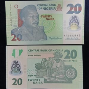 20 Naira Nigeria Polymer UNC