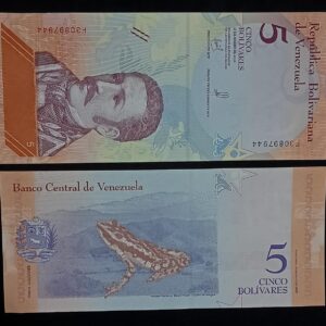 5 Bolívares Central Bank of Venezuela UNC