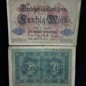 50 Mark Darlehnskassenschein Germany (1914)