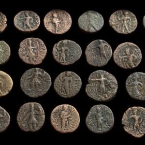 ¼ Unit Drachm Kushan Empire Kanishka I