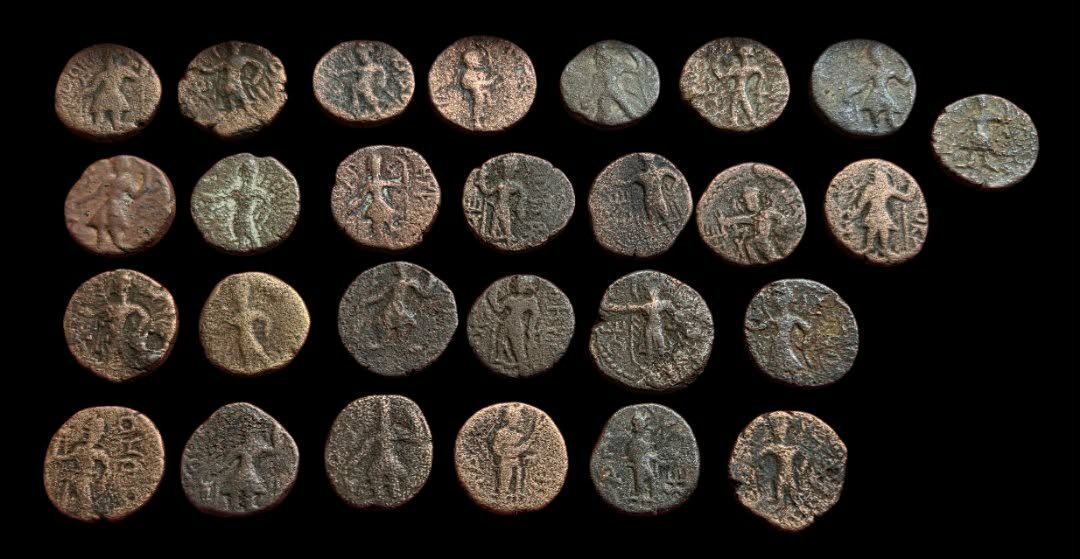 ¼ Unit Drachm Kushan Empire Kanishka I - Image 2