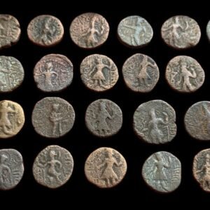 ¼ Unit Drachm Kushan Empire Kanishka I