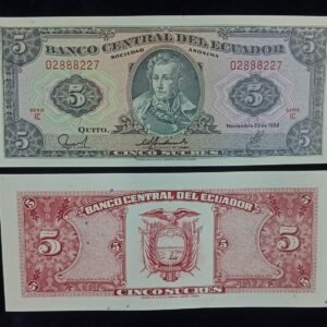 5 Sucres Central Bank of Ecuador