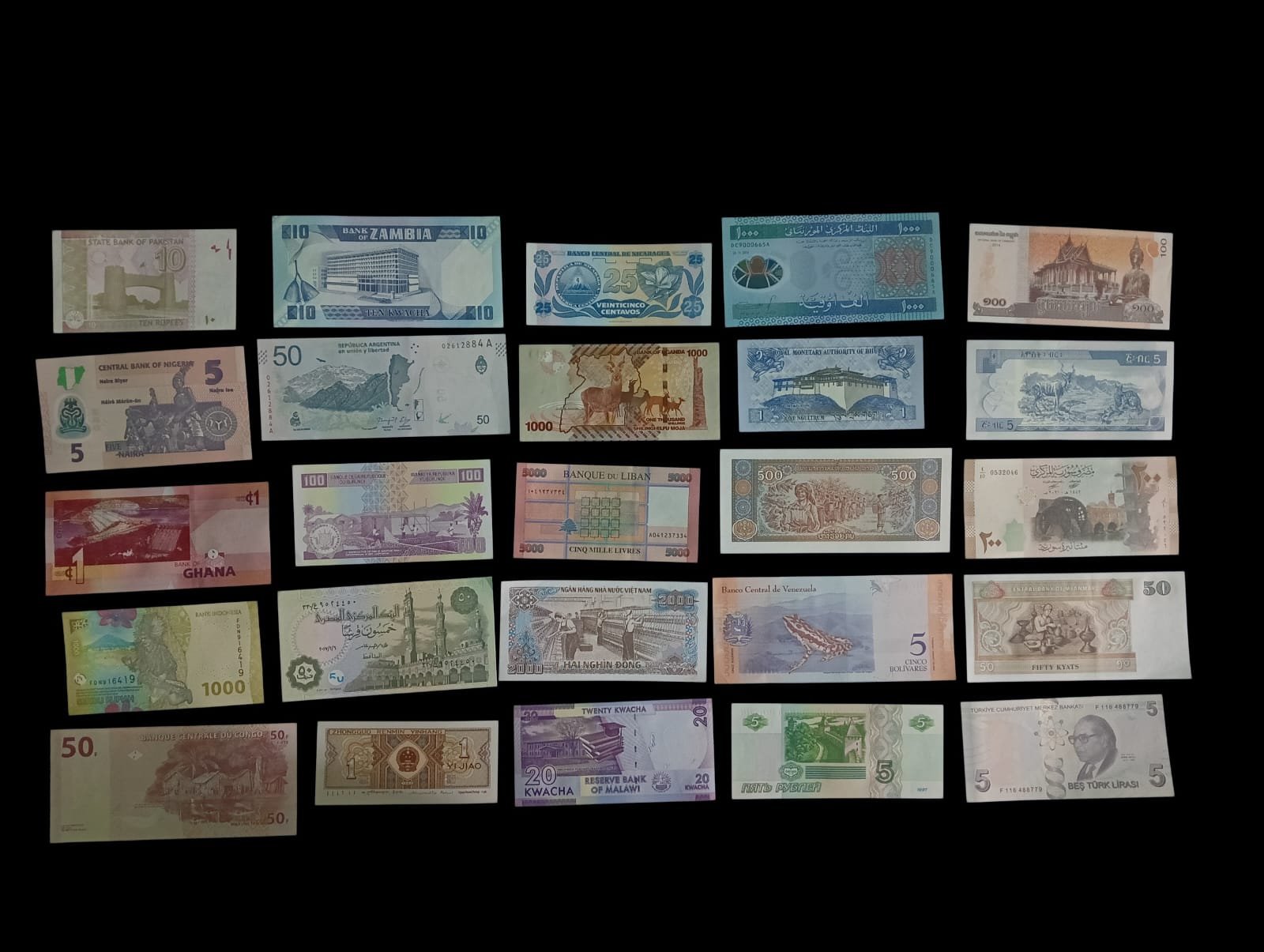 25 Different Countries Banknote Set - Image 2