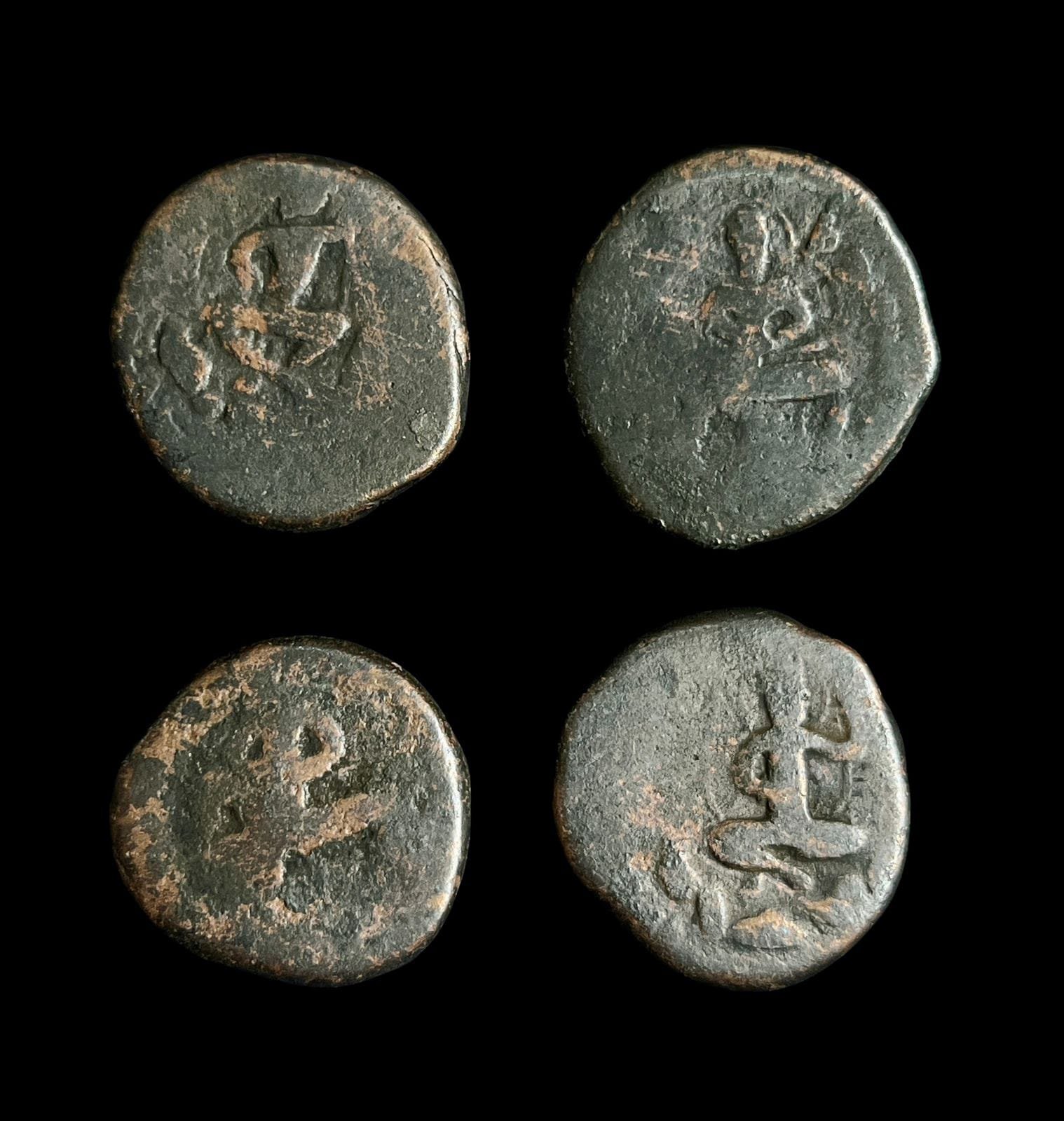 Kushan Empire Huvishka Tetradrachm