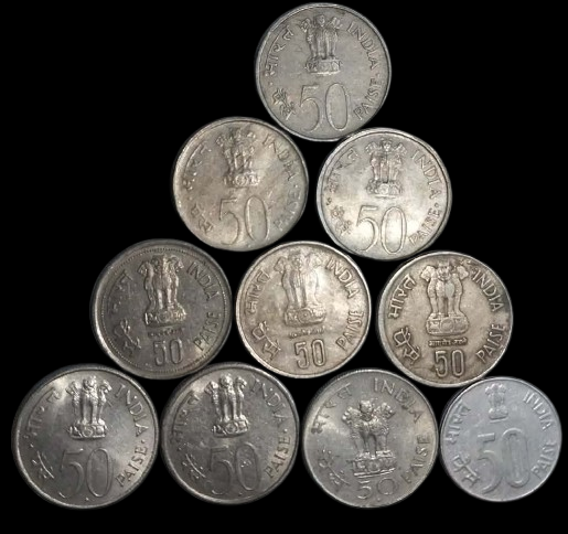 50 Paisa 10 Different Commemorative Varieties Set