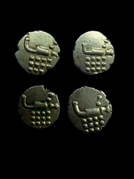 1 Gold Fanam Dutch Cochin Malabar Coast - Image 2