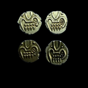 1 Gold Fanam Dutch Cochin Malabar Coast
