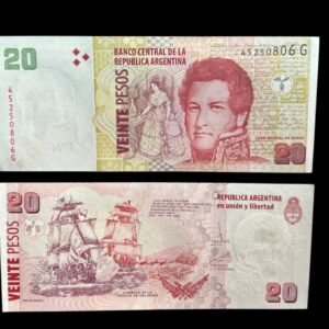 20 Pesos Central Bank of the Argentine UNC