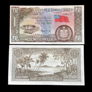 5 Pounds Bank of Western Samoa UNC